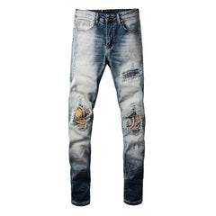 Men Trendy Jeans High-street trendy apparel