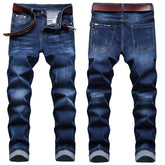 Mens Fashion Jeans Ripped D675#