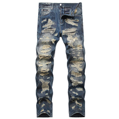 Mens Fashion Jeans damaged #027