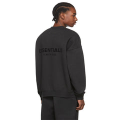 FOG Essentials Flocked Logo Crewneck Sweatshirt – 2022SS American Streetwear