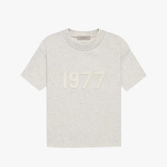 FOG Essentials 1977 Flocked Print Short Sleeve T-Shirt – 2022SS Unisex Streetwear