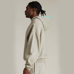 FOG Essentials Graphic Print Fleece Pullover Hoodie – 2024SS Unisex Couples