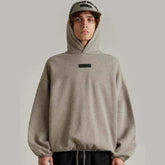 FOG Essentials Ribbed Edge Stretch Relaxed Hoodie – 2024SU American Streetwear