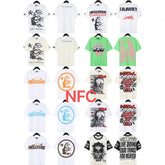 HELL Vintage Washed Oversized Graphic Tee – Multi-Color