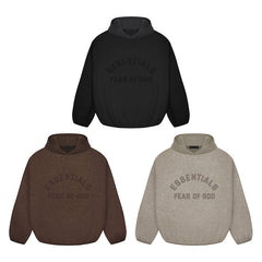 FOG Essentials Color Block Fleece Pullover Hoodie – 2024SU American Streetwear