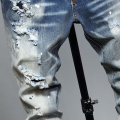 DSQ2 Jeans Distressed Slim-fit Stretch Jeans