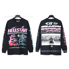 Hellstar Streetwear Oversized Long Sleeve Tee – Unisex