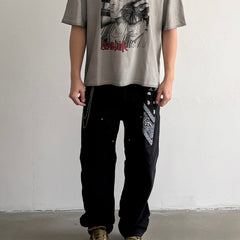 Unisex Vintage T Shirts Don't Cry, the Game Isn't Over Yet Limited Edition Heavyweight Washed T-Shirt ¡ª Features Heaven & Earth stitching and single-needle construction, a specialized garment-dyed enzyme/abrasion wash process, a