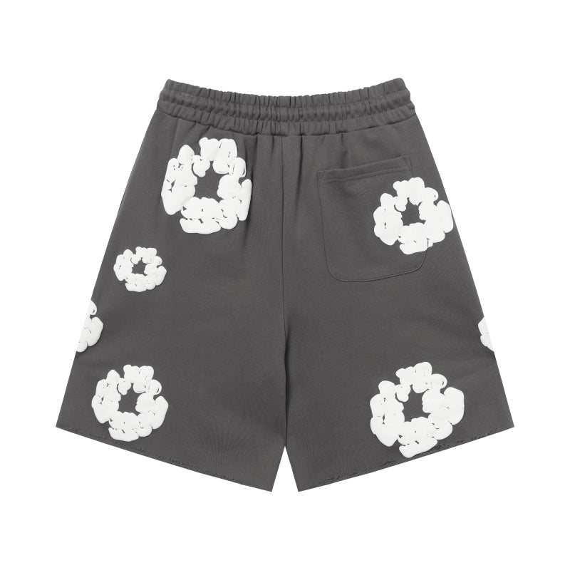 Denim Tears Shorts Premium-quality puff print casual streetwear style