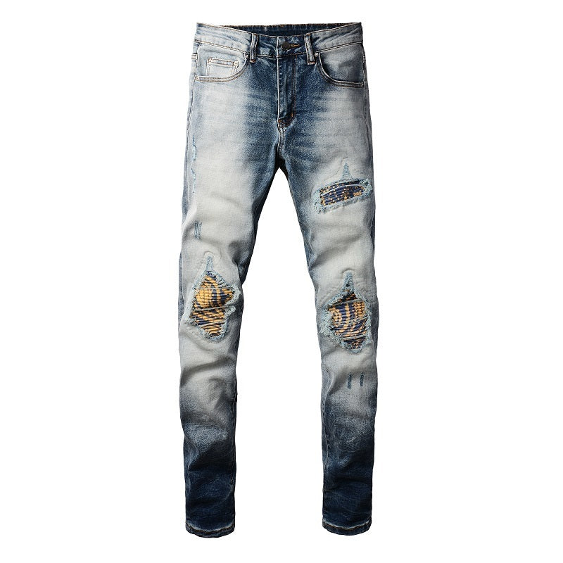 Men Trendy Jeans High-street trendy apparel