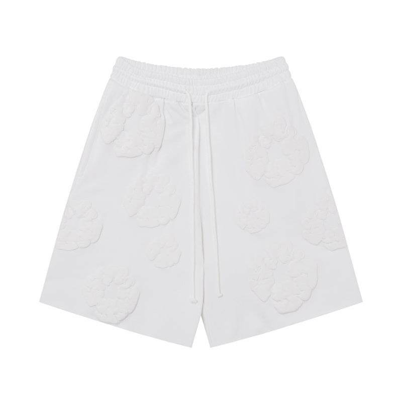 Denim Tears Shorts Premium-quality puff print casual streetwear style
