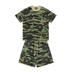 Denim Tears T shirt & Shorts 2 Piece Set Camouflage