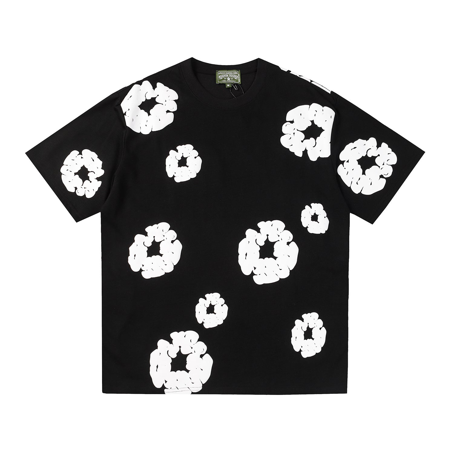 Denim Tears T Shirts Premium-quality puff print casual streetwear style