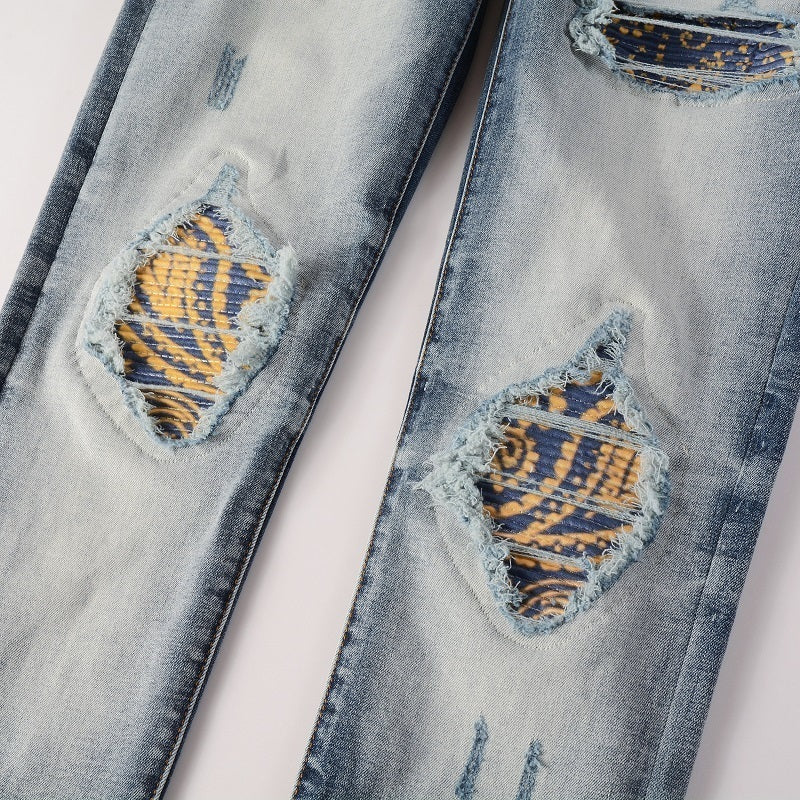 Men Trendy Jeans High-street trendy apparel