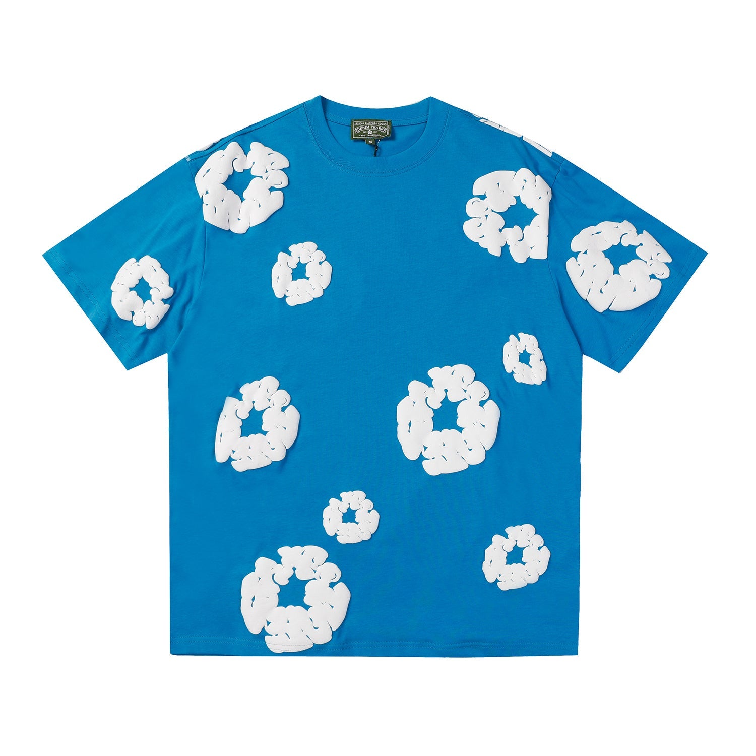 Denim Tears T Shirts Premium-quality puff print casual streetwear style