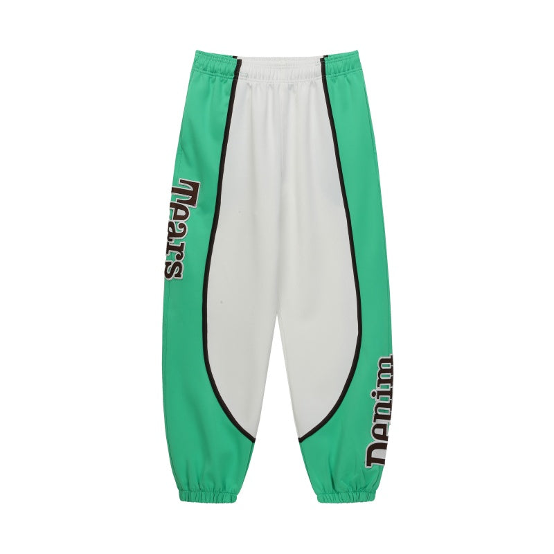 Denim Tears Sweatpants 320g Casual Embroidered Color-Block Fabric