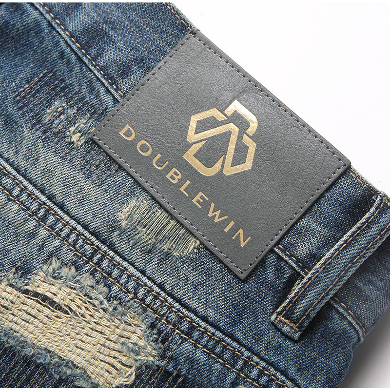 Mens Fashion Jeans damaged #027