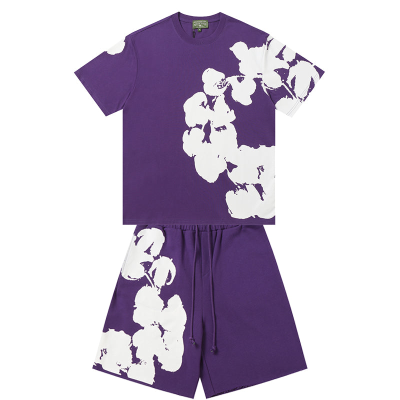 Denim Tears T shirt & Shorts 2 Piece Set