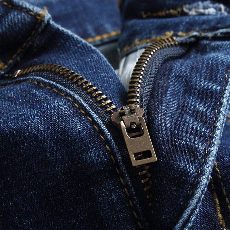 Mens Fashion Jeans Ripped D675#