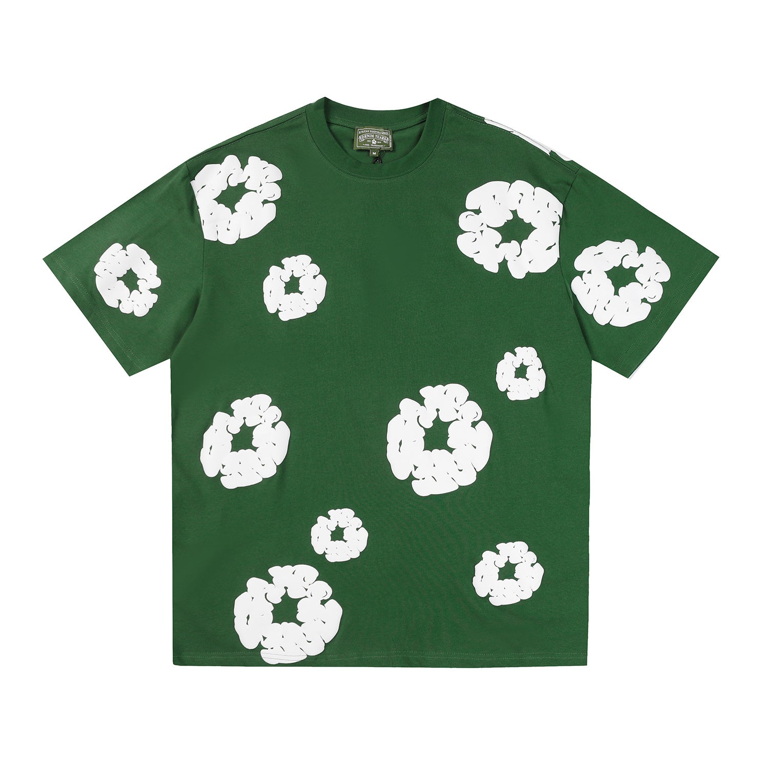 Denim Tears T Shirts Premium-quality puff print casual streetwear style