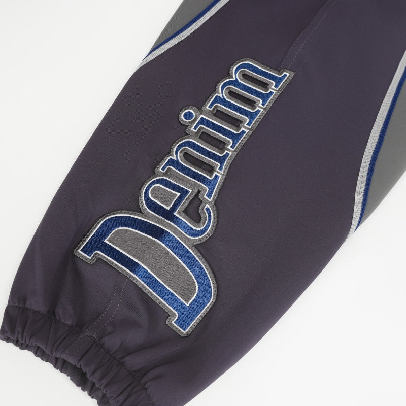Denim Tears Jacket & Sweatpants 320g Casual Embroidered Color-Block Fabric