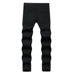 Mens Fashion Jeans Green Snake Street Graffiti 5705#