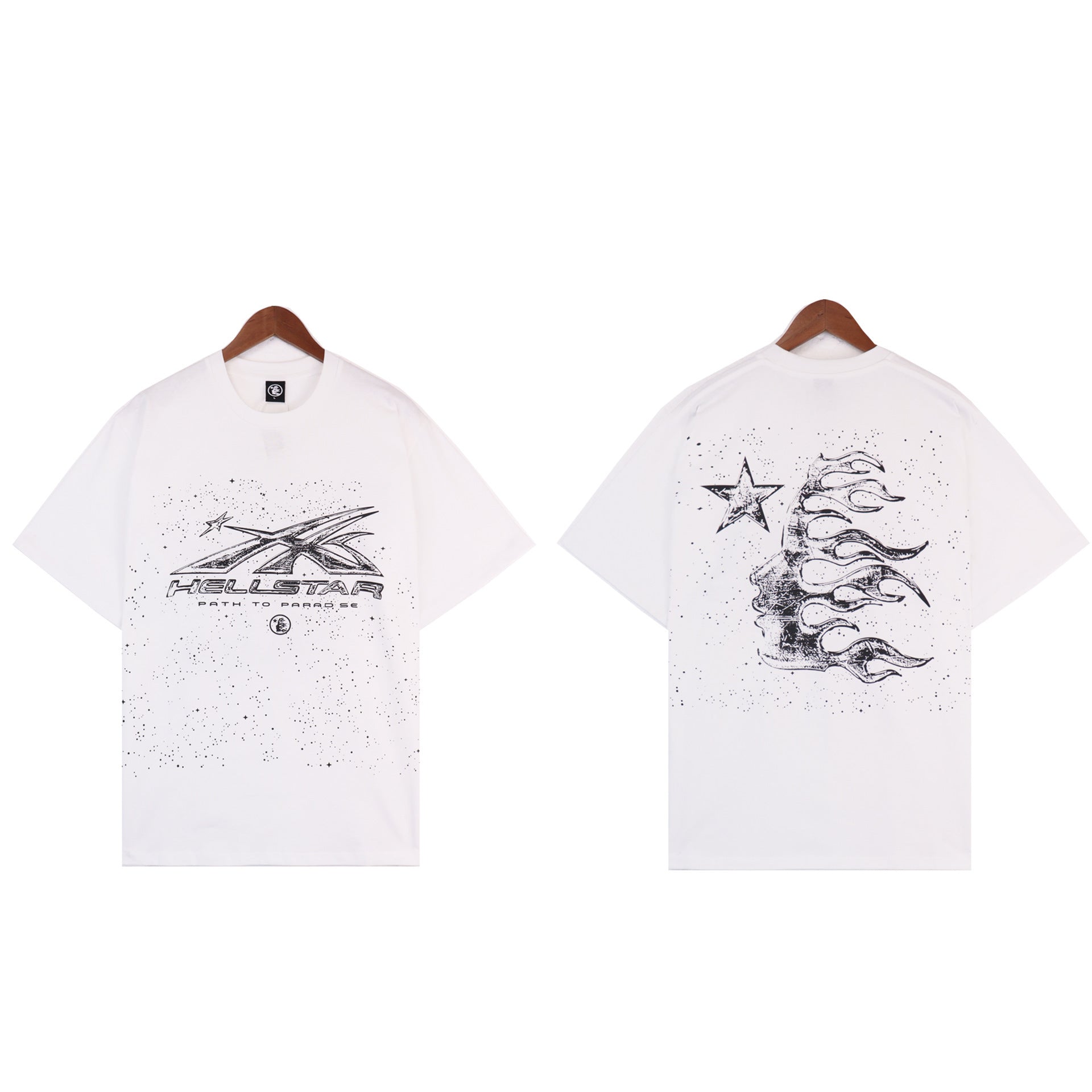 Hellstar Washed Graphic Oversized T-Shirt – Unisex Streetwear