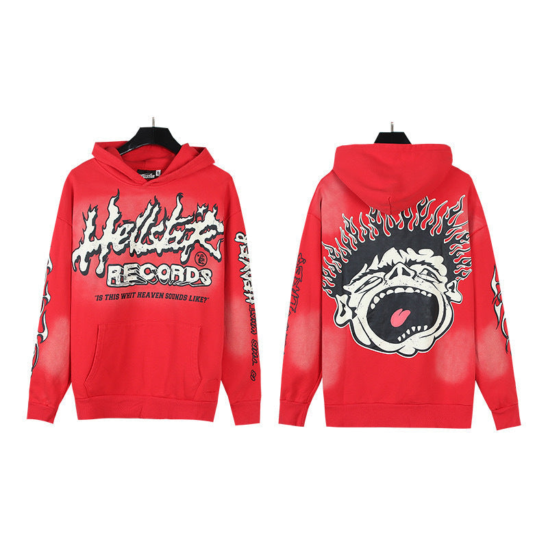 Hellstar Vintage Washed Oversized Hoodie & Sweatpants Set – Unisex American Streetwear