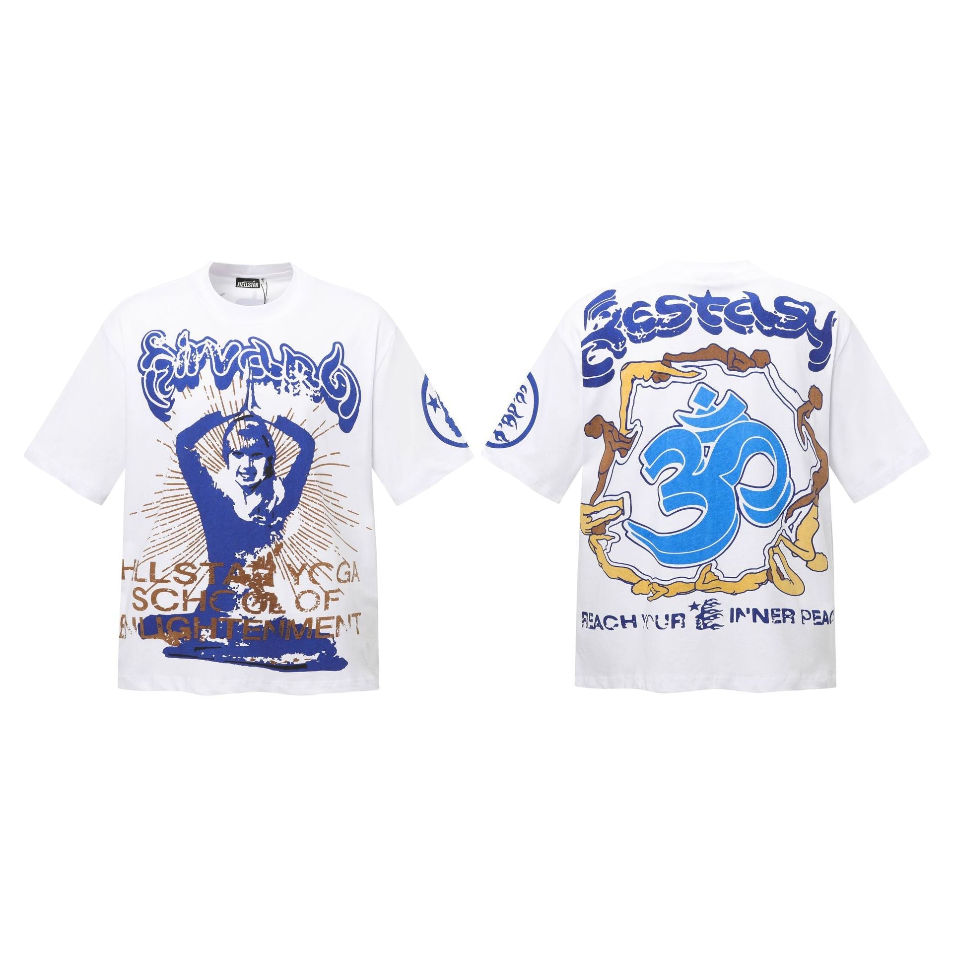 HELL Vintage Washed Graphic Tee – Oversized Unisex Short Sleeve T-Shirt
