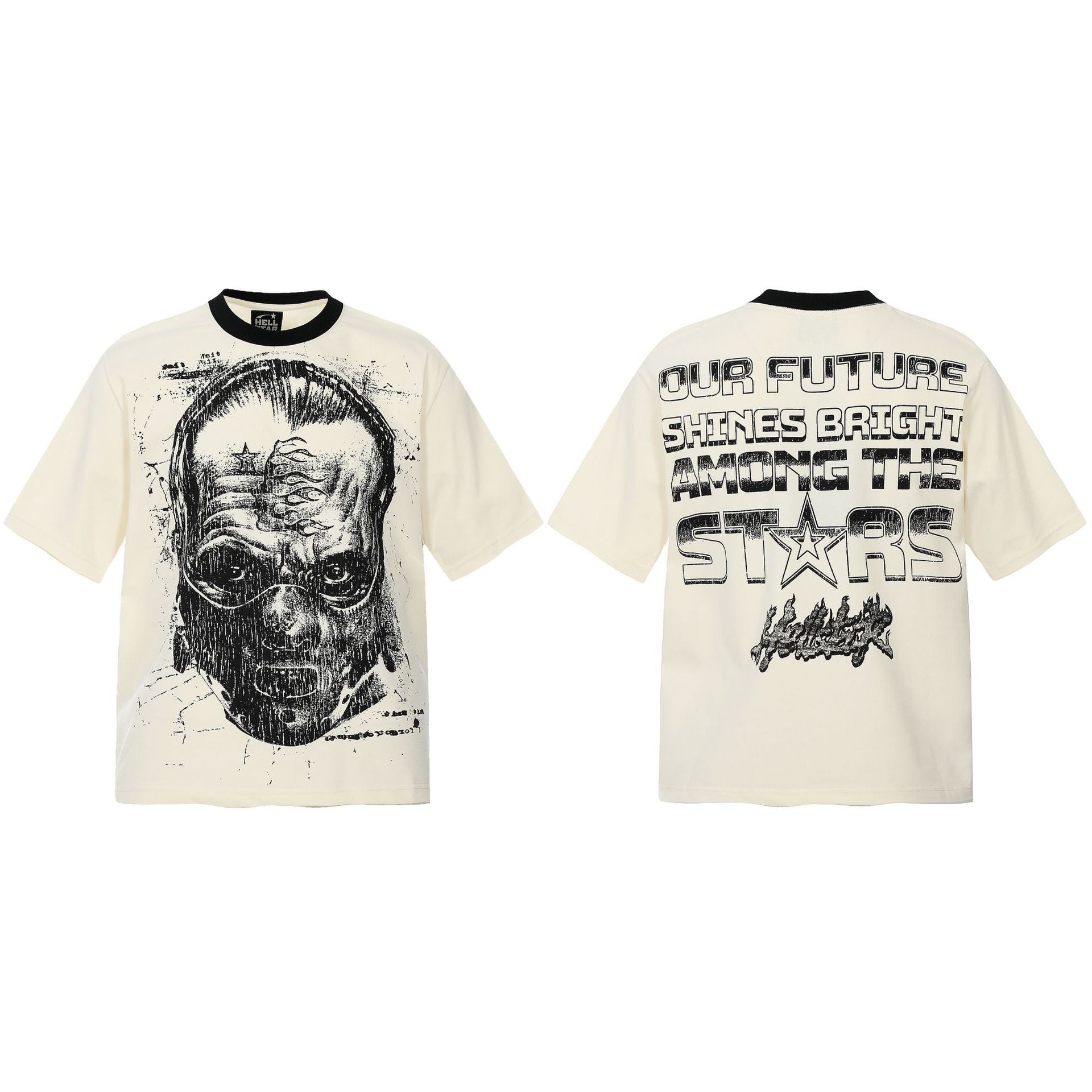 Vintage Washed Distressed Graphic Tee – Oversized Unisex Short Sleeve T-Shirt