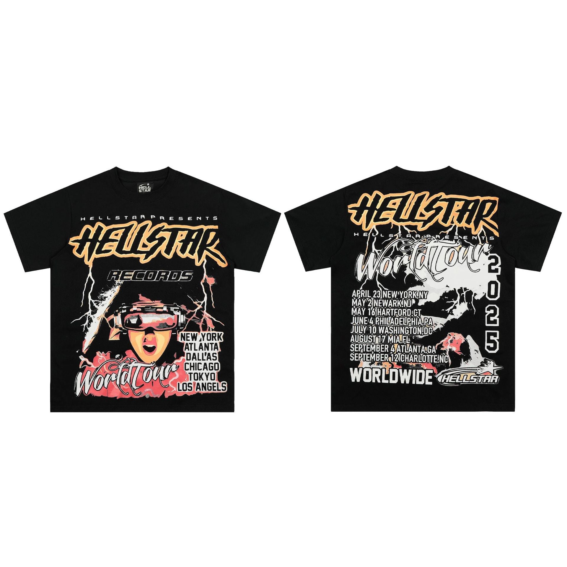 HELLSTAR Vintage Graphic Print Oversized Tee – Unisex Streetwear