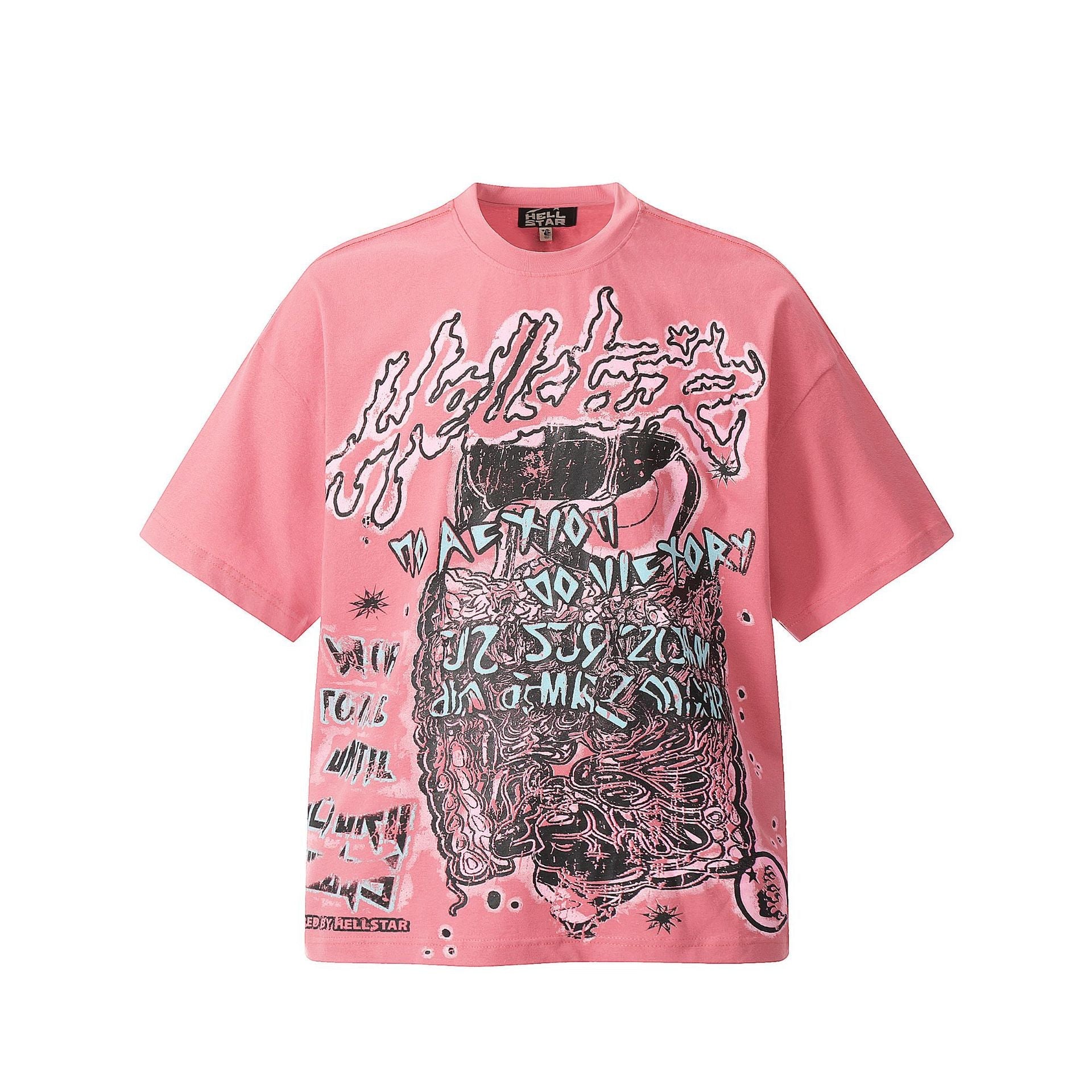 Vintage Washed Distressed Graphic Tee – Oversized Unisex Short Sleeve T-Shirt