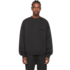 FOG Essentials Flocked Logo Crewneck Sweatshirt – 2022SS American Streetwear