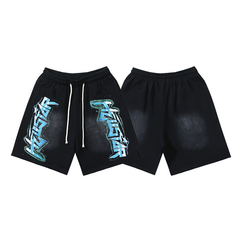 Hellstar Series Terry Fleece Drawstring Shorts – Unisex