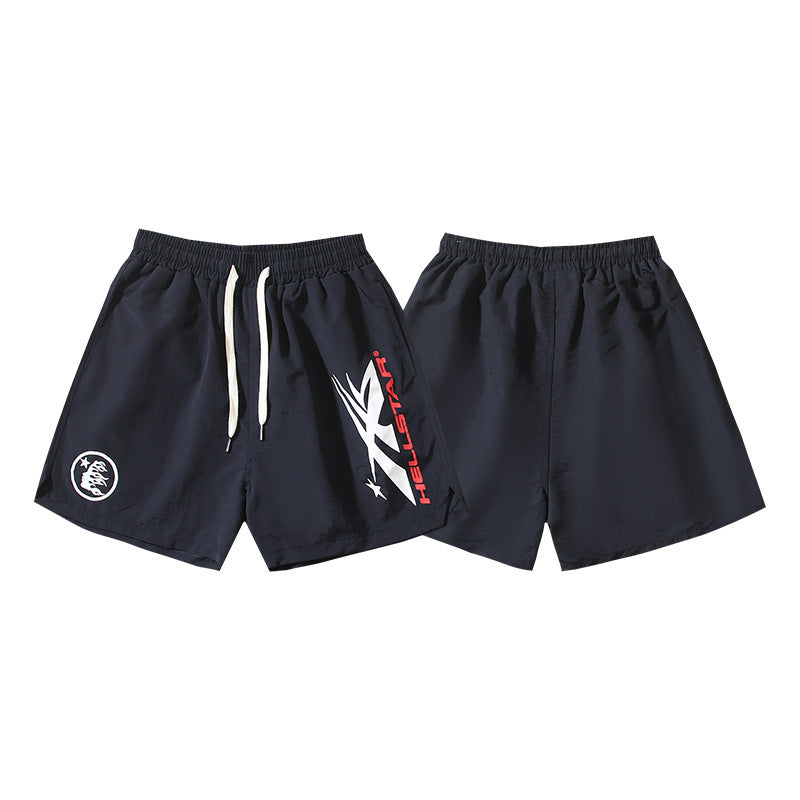 Hellstar Series Terry Fleece Drawstring Shorts – Unisex
