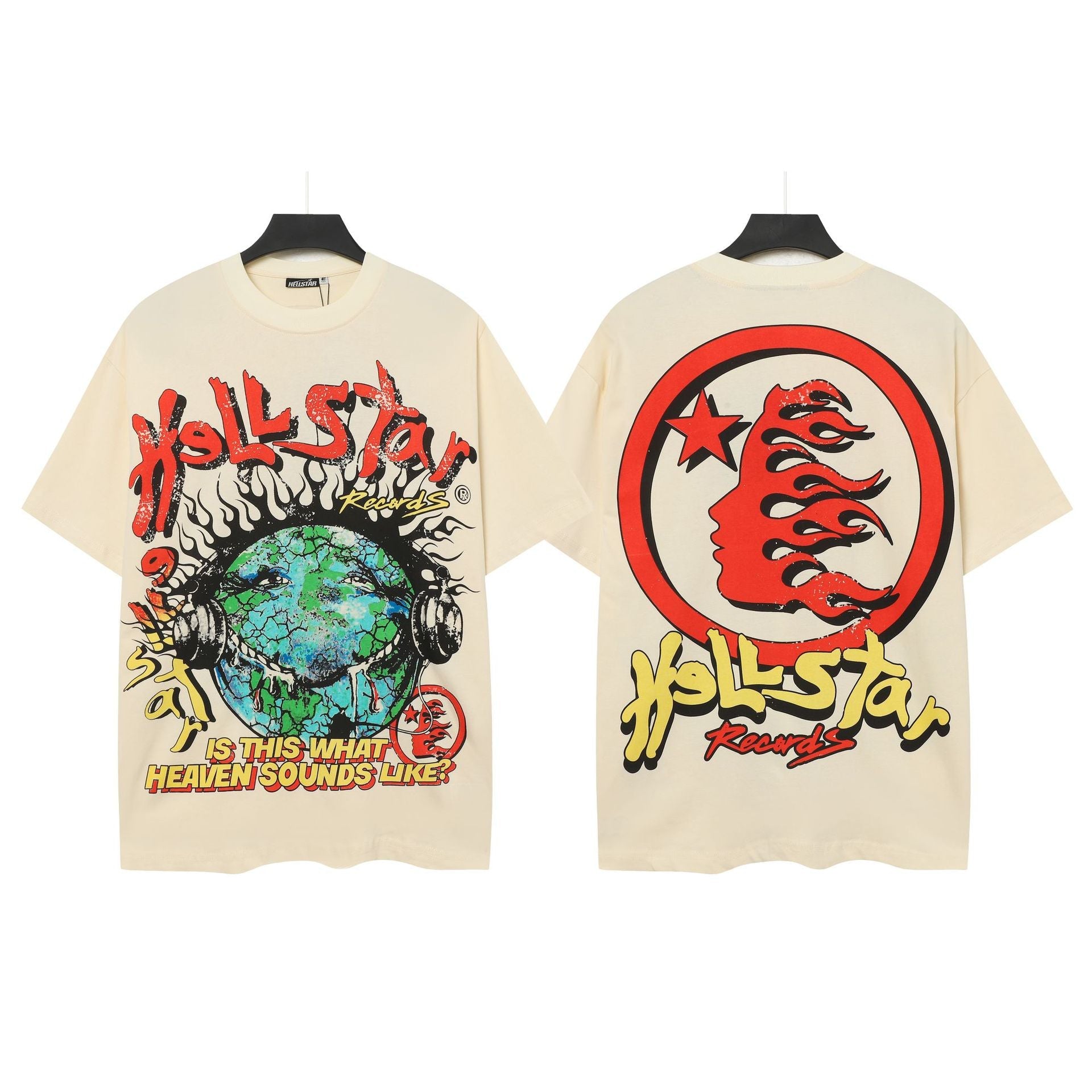 HELL Vintage Washed Graphic Tee – Oversized Unisex Short Sleeve T-Shirt