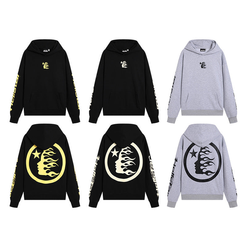 Hell Star Heavyweight Terry Tracksuit – Black Yellow, Black White & Grey Black