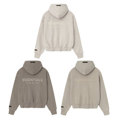 FOG Essentials Oversized Drop Shoulder Zip-Up Hoodie – Spring 2025 American Streetwear