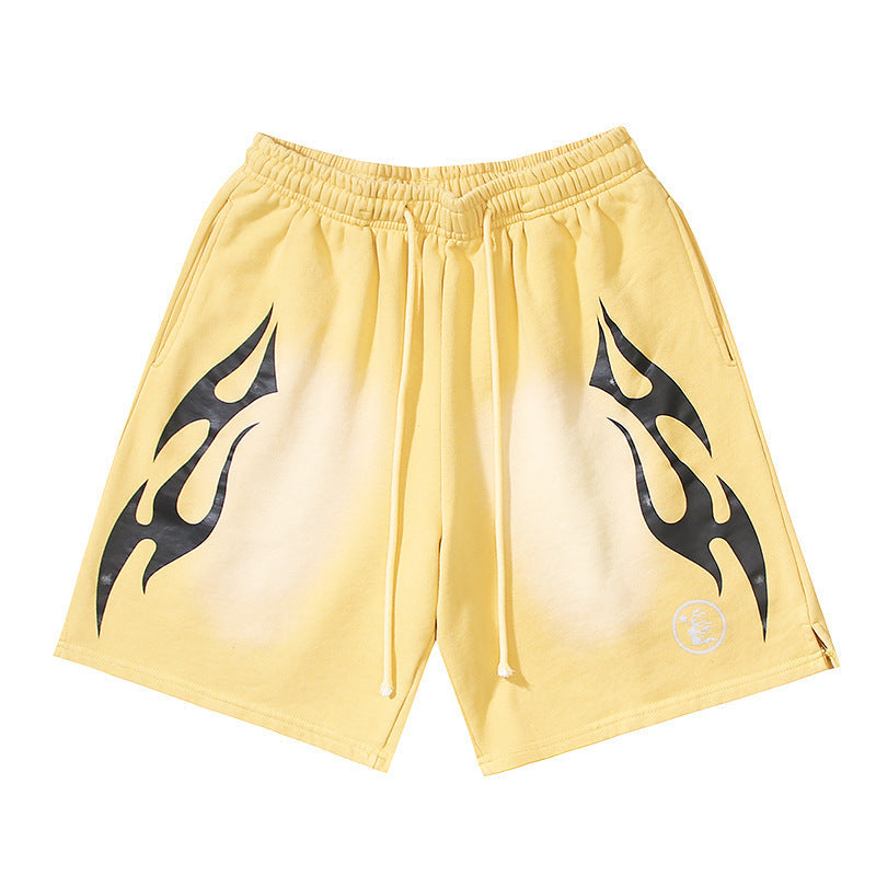 Hellstar Series Terry Fleece Drawstring Shorts – Unisex