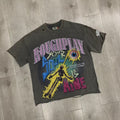 RoughPlay NYC Distressed Rhinestone Graphic Tee