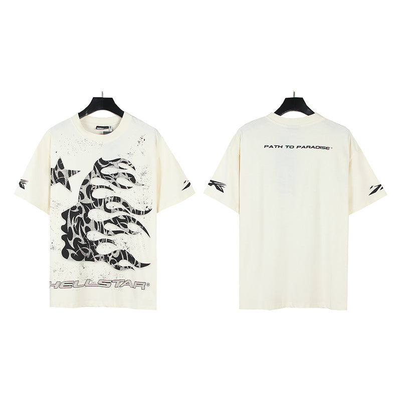 Hellstar Oversized Cotton Streetwear Tee – Unisex
