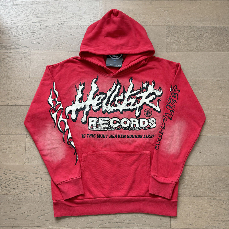 HELLSTAR NFC Washed Vintage Oversized Hoodie — Unisex Streetwear