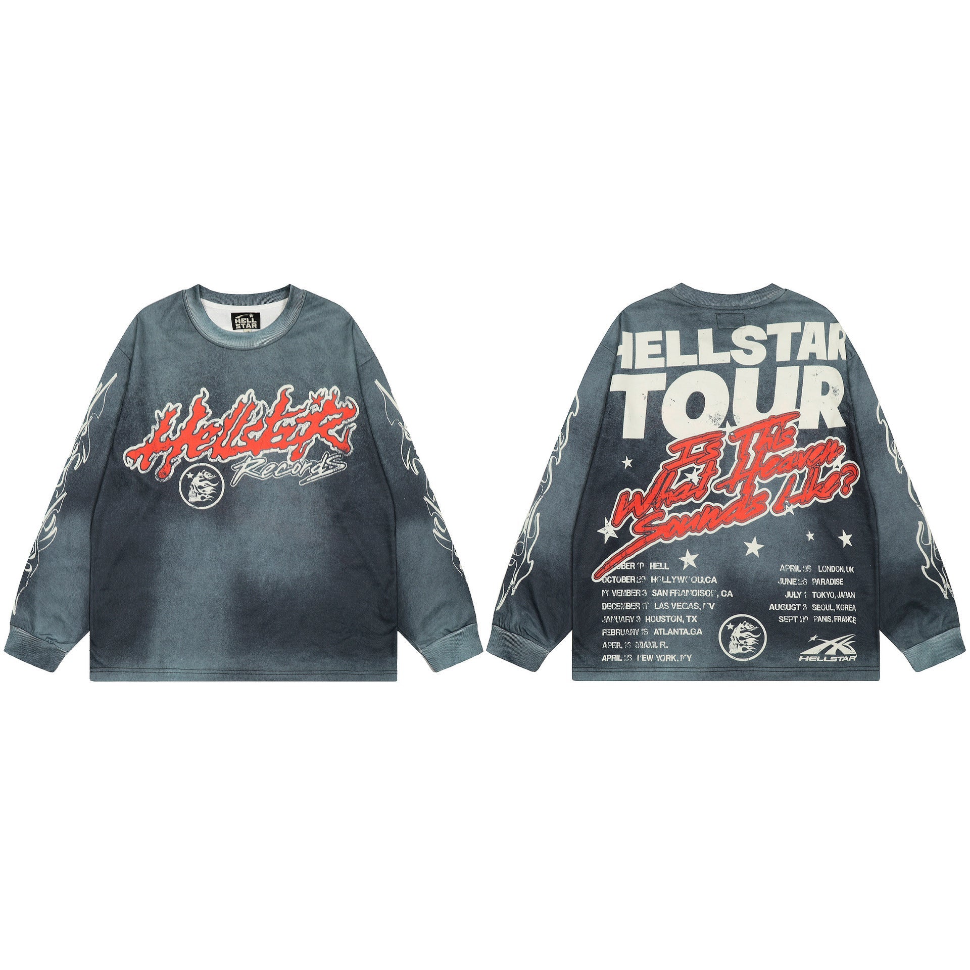 Hellstar Mesh Panel Long Sleeve Base Layer Tee