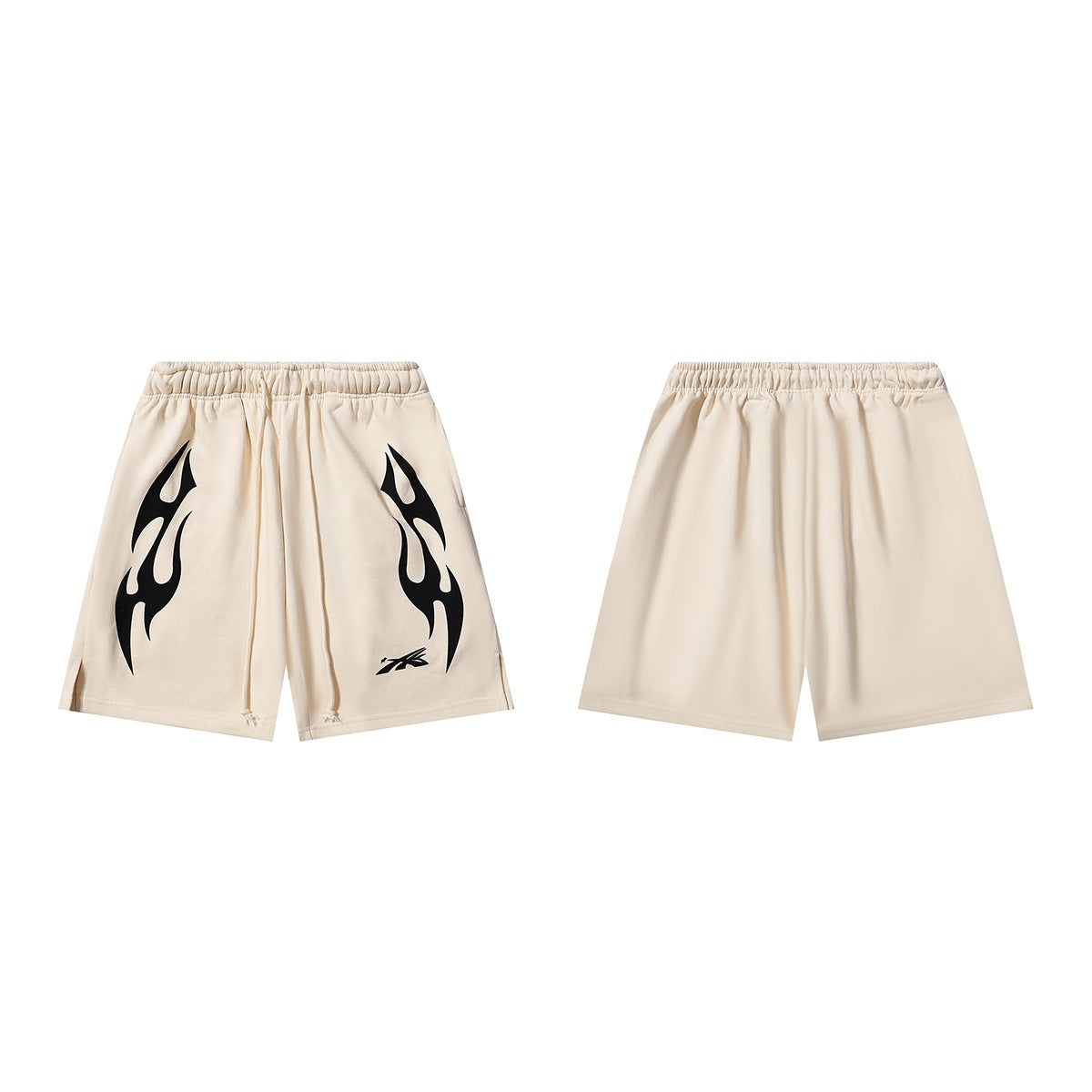 Hellstar Acid-Washed Graphic Tee & Shorts Set