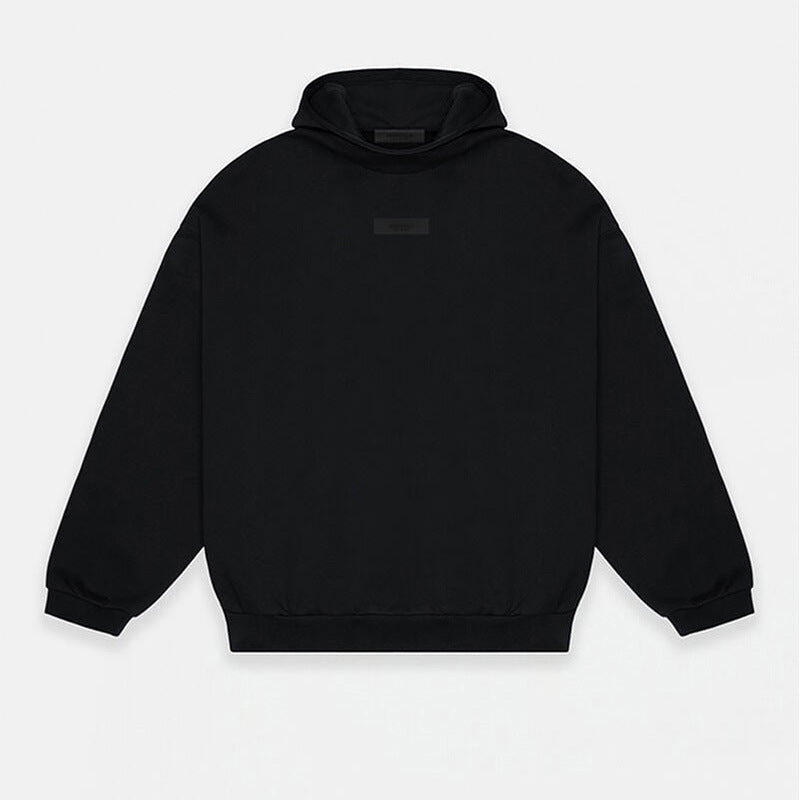 FOG Essentials Graphic Print Fleece Pullover Hoodie – 2024SS Unisex Couples