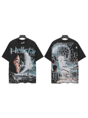 Hellstar Washed Oversized Short Sleeve Tee