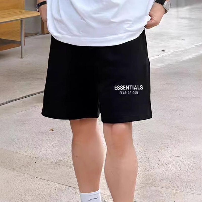 FOG Essentials Heavyweight Print Casual Athletic Shorts – 2025AS Unisex American Streetwear