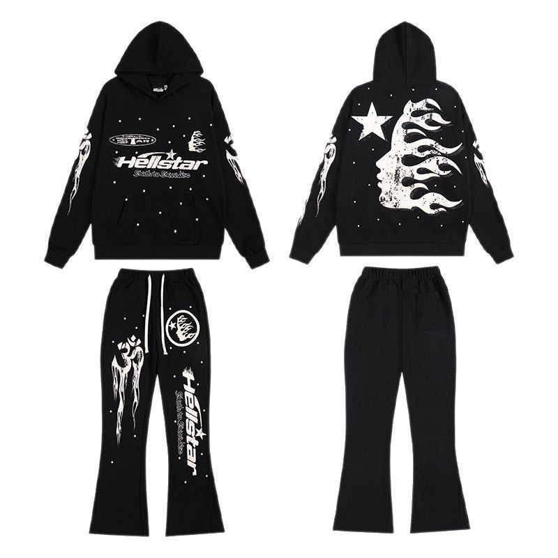 HELL Heavyweight Graphic Fleece Hoodie & Sweatpants Set