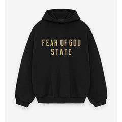 FOG Essentials Fleece Pullover Hoodie – 2024FW Unisex American Streetwear