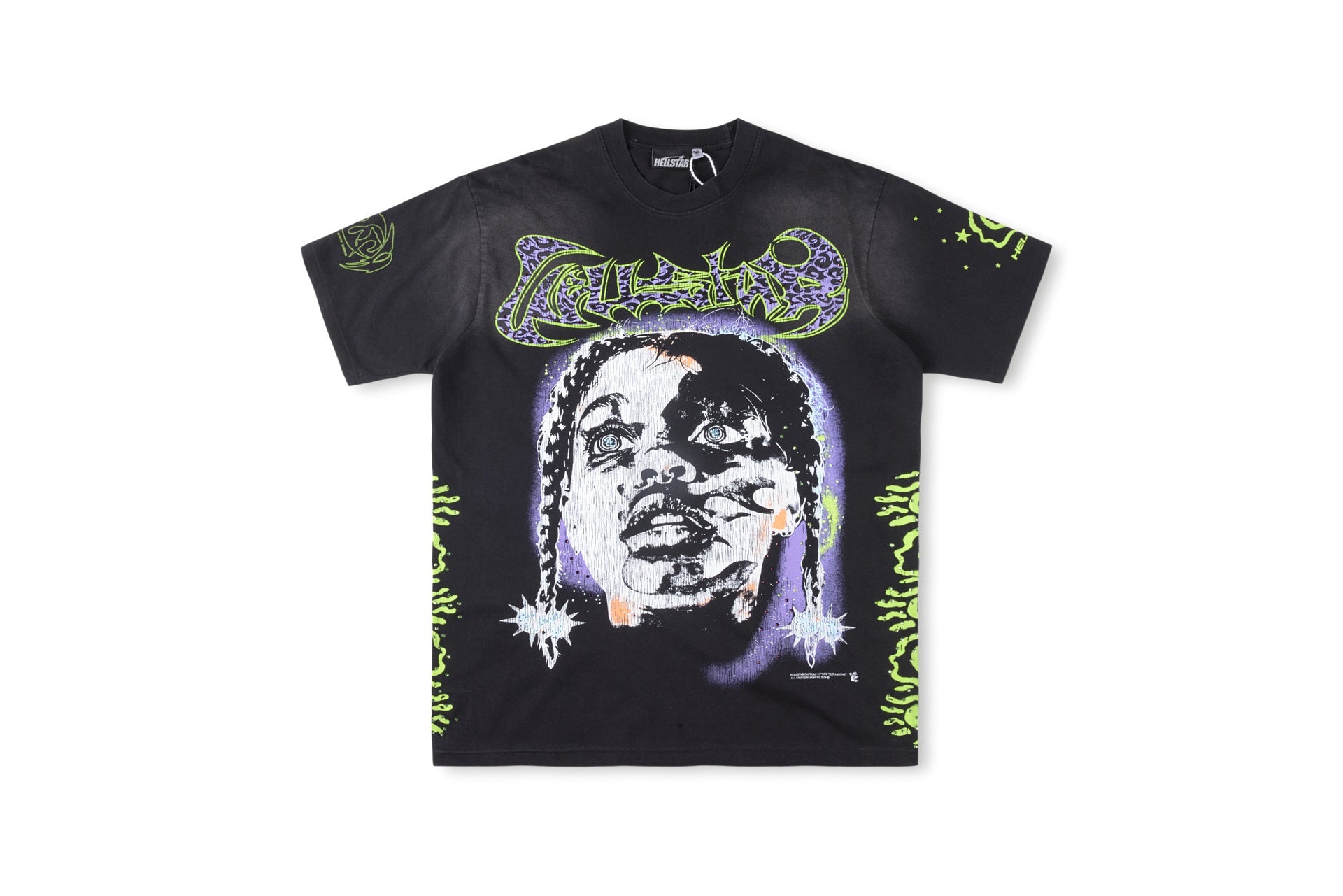 2025 Hellstar Streetwear Hip-Hop Long Sleeve Tee – Unisex